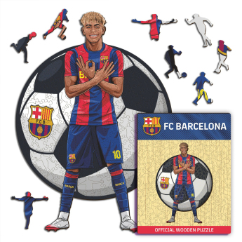 FC Barcelona дървен пъзел Yamal NEW 150 pcs