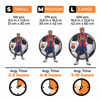 FC Barcelona дървен пъзел Yamal NEW 500 pcs