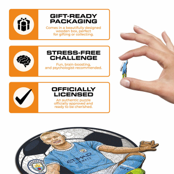 Manchester City дървен пъзел Haaland NEW 150 pcs