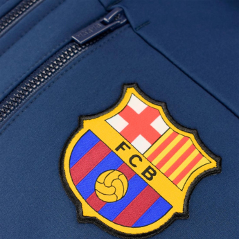 FC Barcelona мъжко яке с качулка Softshell navy light