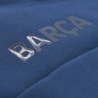 FC Barcelona мъжко яке с качулка Softshell navy light
