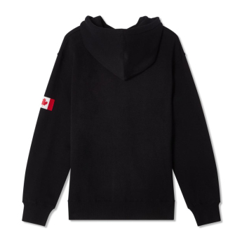 Отбори по хокей мъжки суитшърт с качулка Canada Flag black