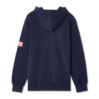 Отбори по хокей мъжки суитшърт с качулка USA Flag navy
