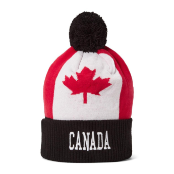 Отбори по хокей зимна шапка Canada Pom Flag
