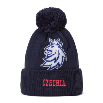 Отбори по хокей зимна шапка Czech republic Pom Flag
