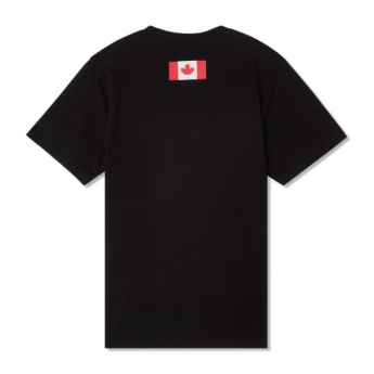 Отбори по хокей мъжка тениска Canada Flag black