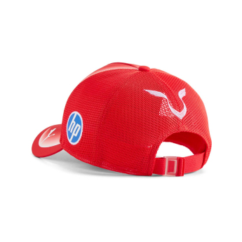 Ferrari баскетболна шапка с козирка Lewis Hamilton #44 Trucker red F1 Team 2026