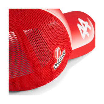 Ferrari баскетболна шапка с козирка Lewis Hamilton #44 Trucker red F1 Team 2026