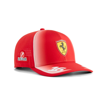 Ferrari баскетболна шапка с козирка Charles Leclerc #16 official Teamline Replica F1 Team 2026