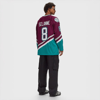 Anaheim Ducks хокейна фланелка Teemu Selanne 1996 Dark Jersey
