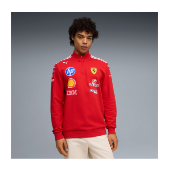 Ferrari мъжки суитшърт T7 Half Zip official Teamline Replica F1 Team 2026