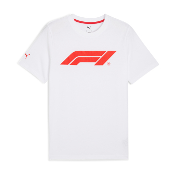 Formula 1 мъжка тениска logo white 2026