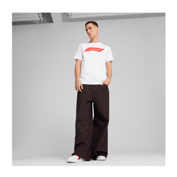 Formula 1 мъжка тениска logo white 2026