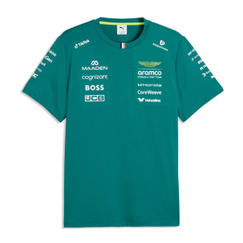 Aston Martin мъжка тениска green official Teamline Replica F1 Team 2026