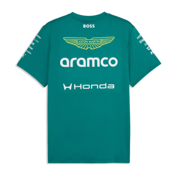 Aston Martin мъжка тениска green official Teamline Replica F1 Team 2026