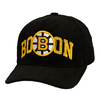 Boston Bruins баскетболна шапка с козирка Arch Stamp Pro Snapback