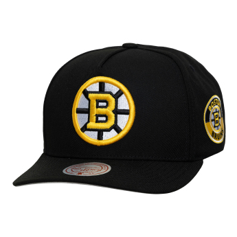 Boston Bruins баскетболна шапка с козирка Double Clutch Pro Snapback