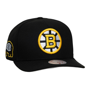 Boston Bruins баскетболна шапка с козирка Double Clutch Pro Snapback