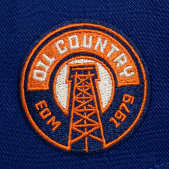 Edmonton Oilers баскетболна шапка с козирка Double Clutch Pro Snapback