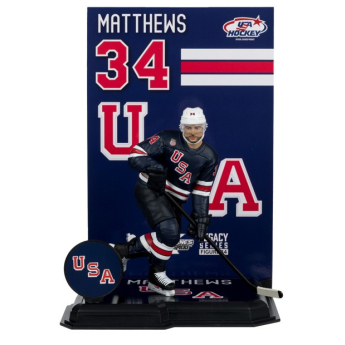 Отбори по хокей фигурка Auston Matthews #34 USA Olympics 2026