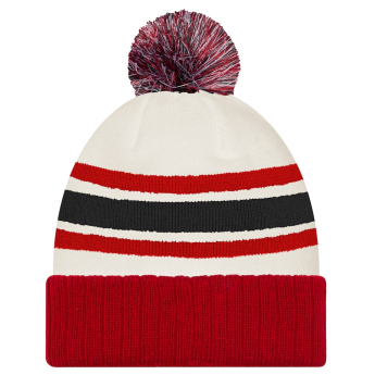 Отбори по хокей зимна шапка Canada Milano Cortina 2026 Winter Olympics Striped Cuffed Knit Hat with Pom