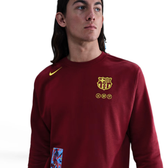 FC Barcelona мъжки суитшърт с качулка Club Fourth