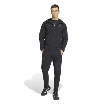 Real Madrid CF мъжко яке с качулка Travel Windbreaker black