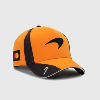 McLaren Honda детска бейзболна шапка с козирка Lando Norris #1 official Teamline Replica F1 Team 2026