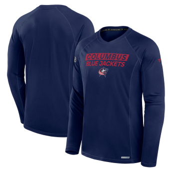 Columbus Blue Jackets мъжка тениска с дълъг ръкав Authentic Pro Rink Tech navy