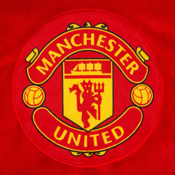 Manchester United детски суитшърт с качулка oversize blanket red