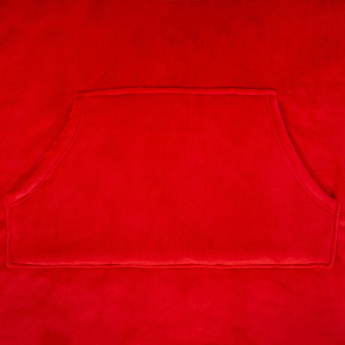 Manchester United детски суитшърт с качулка oversize blanket red