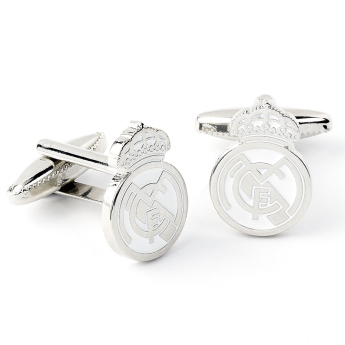 Real Madrid CF копчета за ръкавели Silver Plated Formed Cufflinks