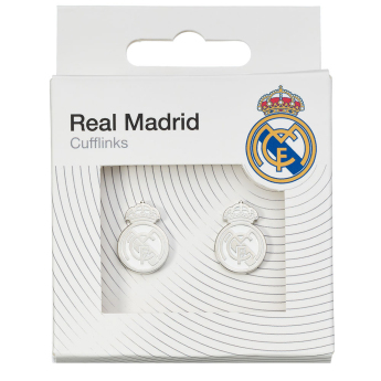 Real Madrid CF копчета за ръкавели Silver Plated Formed Cufflinks