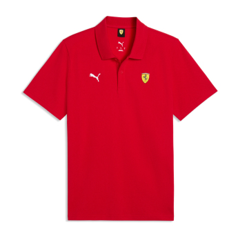 Ferrari мъжка поло тениска Logo small red F1 Team 2026