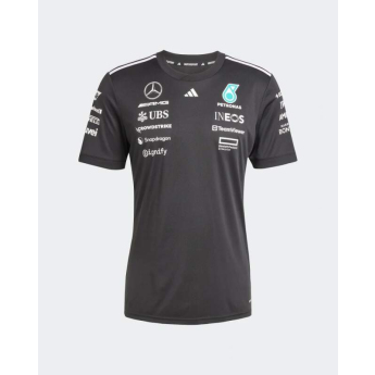 Mercedes AMG Petronas мъжка тениска black official Teamline Replica F1 Team 2025