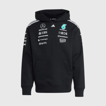 Mercedes AMG Petronas мъжки суитшърт с качулка official Teamline Replica F1 Team 2025