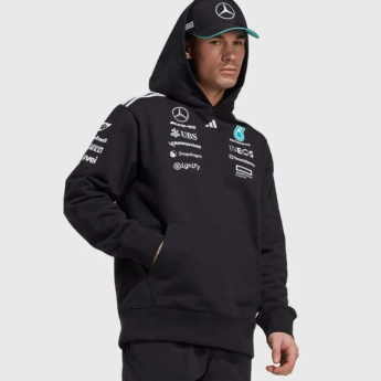 Mercedes AMG Petronas мъжки суитшърт с качулка official Teamline Replica F1 Team 2025