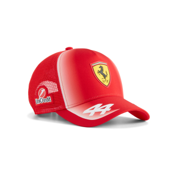 Ferrari детска бейзболна шапка с козирка Lewis Hamilton #44 official Teamline Replica F1 Team 2026