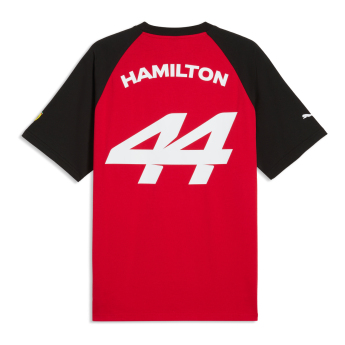Ferrari мъжка тениска Lewis Hamilton #44 Graphic red F1 team 2026