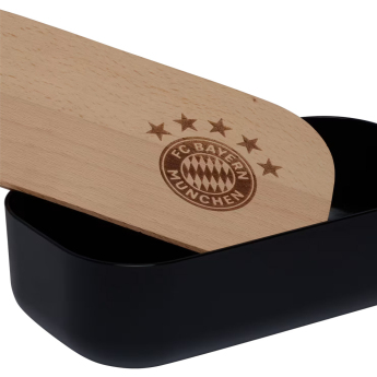 FC Bayern Munich кутия за храна Wood black