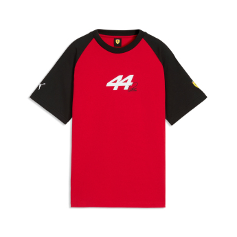 Ferrari детска тениска Levis Hamilton #44 Graphic red F1 Team 2026