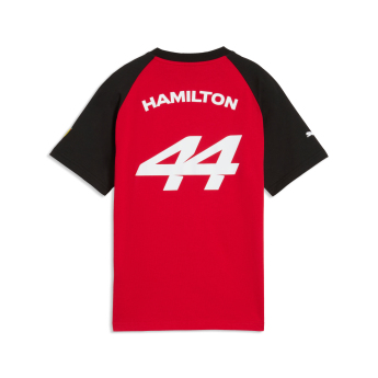 Ferrari детска тениска Levis Hamilton #44 Graphic red F1 Team 2026