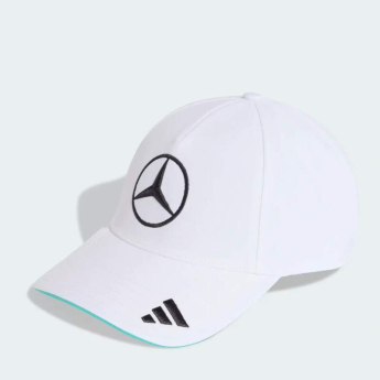 Mercedes AMG Petronas баскетболна шапка с козирка white official Teamline Replica F1 Team 2026