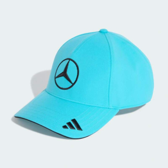Mercedes AMG Petronas баскетболна шапка с козирка George Russell #63 blue official Teamline Replica F1 Team 2026