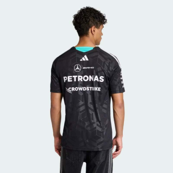 Mercedes AMG Petronas мъжка тениска black official Teamline Replica F1 Team 2026