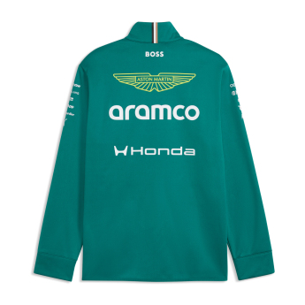 Aston Martin мъжко яке softshell green official Teamline Replica F1 Team 2026
