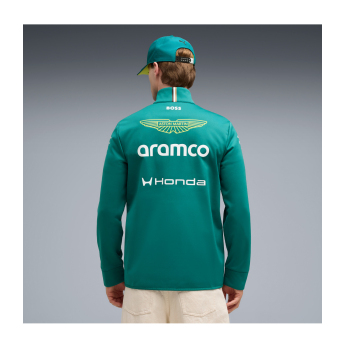 Aston Martin мъжко яке softshell green official Teamline Replica F1 Team 2026