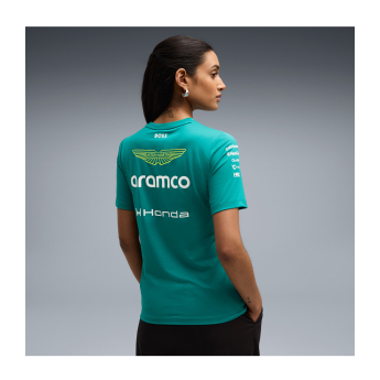 Aston Martin дамска тениска green official Teamline Replica F1 Team 2026