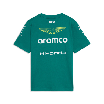 Aston Martin детска тениска green official Teamline Replica F1 Team 2026