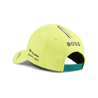 Aston Martin баскетболна шапка с козирка Fernando Alonso #14 yellow official Teamline Replica F1 Team 2026